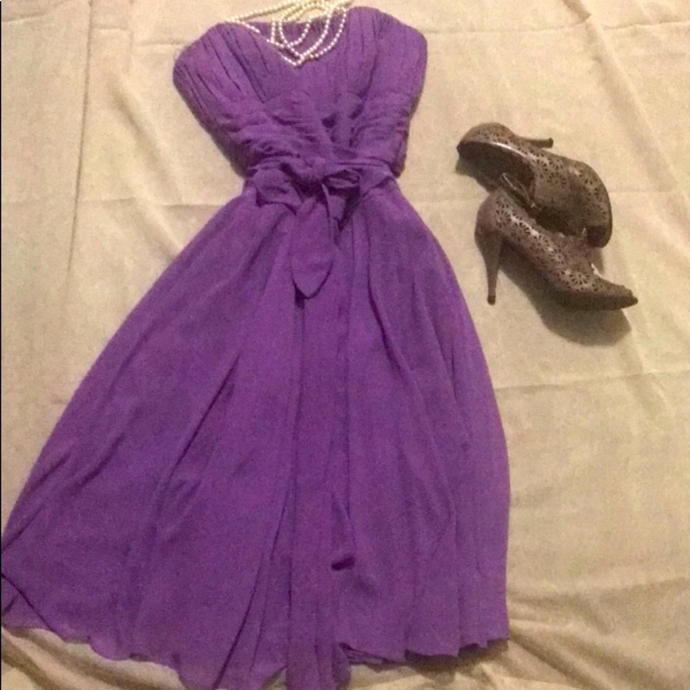 Chiffon cocktail dress